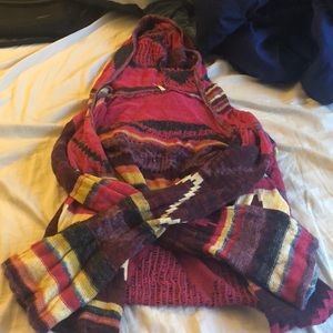 Free people tribal long cardigan